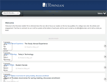 Tablet Screenshot of etownian.com